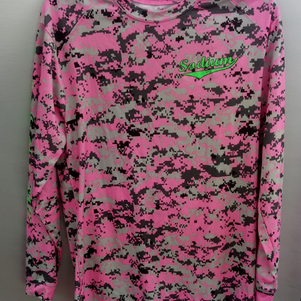 Sodium L/S Badger Sport graphics Top size M